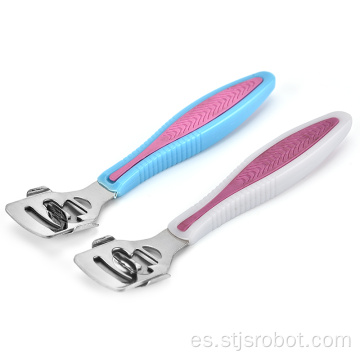 Cortador de pies de acero inoxidable multifunción Cuchillo de pedicura Cuchillo plano raspado pala Cuchillo de piel muerta